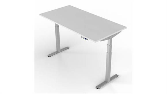 6ft x 30in Adjustable Height Desk