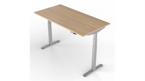 60in x 24in Adjustable Height Desk