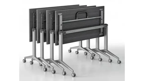 Flip-Top Nesting Training Table 72in W x 24in D
