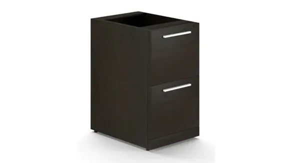 Ball-Bearing Vertical File Cabinet 15in W x 22in D x 30in H with 2 Drawers