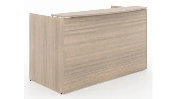 Reception Desk 72in W x 36in D with 1 Pedestal