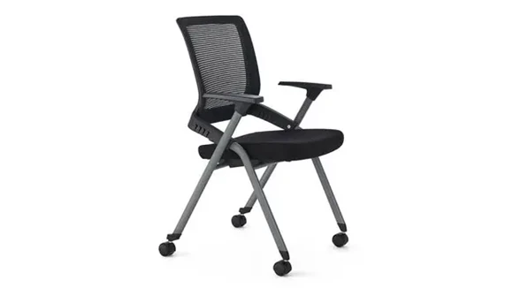Nesting Training Chair with Mesh Back and Fabric Seat