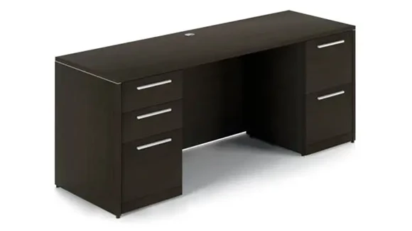 Desk 60in W x 30in D with 2 Pedestals