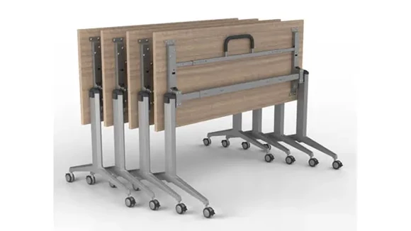 Flip-Top Nesting Training Table 60in W x 30in D