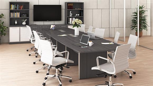 14ft Boat Shaped Conference Table