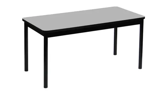Library Table 6ft x 36in Laminate Top Steel Apron