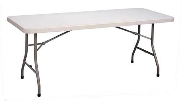 30in x 8ft Blow Molded Folding Table