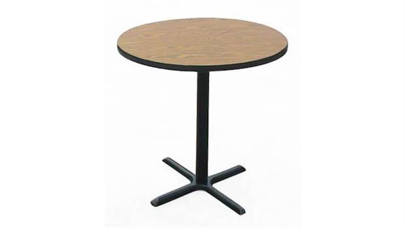 42in Round Standing Height Cafe and Breakroom Table