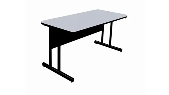 Training Table 36in W x 24in D with Wire Management and Modesty Panel