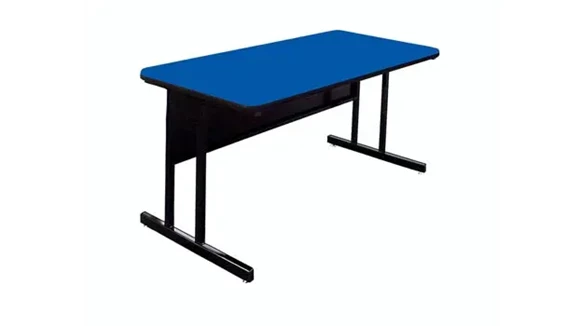 Training Table 48in W x 24in D with Wire Management and Modesty Panel