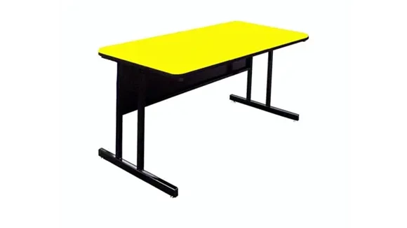Training Table 48in W x 30in D with Wire Management and Modesty Panel
