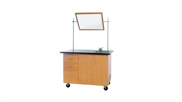 Mobile Desk with Storage