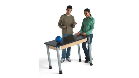 24in x 6ft Adjustable Table with Laminate Top