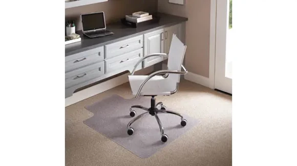 45in x 53in Chair Mat for Flat to Low Pile Carpet