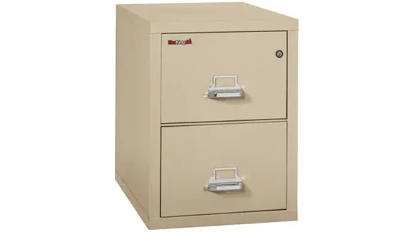 Fireproof File Cabinet 18in W x 32in D x 28in H with 1-Hour Fire Rating