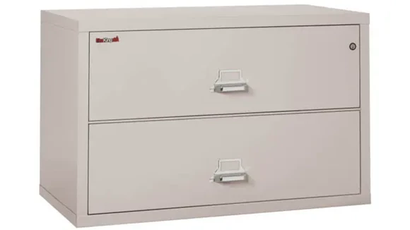 Fireproof File Cabinet 44in W x 22in D x 28in H with Fire Rated and Lockable