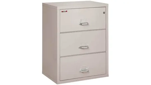 Fireproof File Cabinet 31in W x 22in D x 40in H with Fire Rated and Lockable