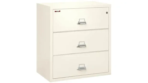 Fireproof File Cabinet 37in W x 22in D x 40in H with Fire Rated and Lockable