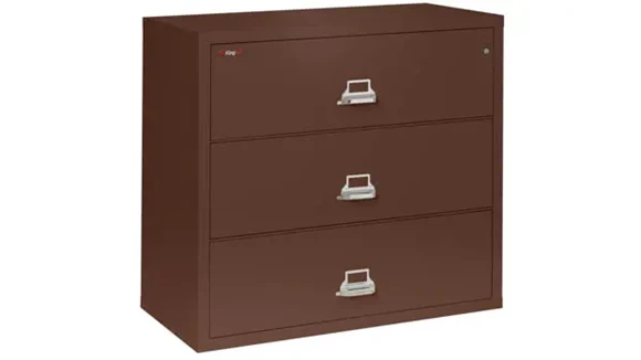 Fireproof File Cabinet 44in W x 22in D x 40in H with Fire Rated and Lockable