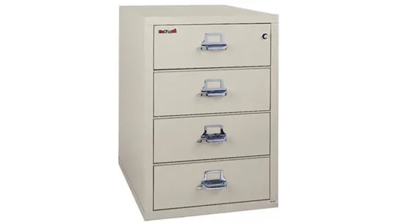 Fireproof File Cabinet 25in W x 32in D x 36in H with 1-Hour Fire Rating