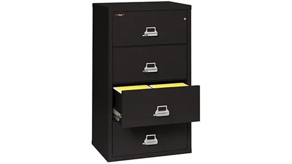 Fireproof File Cabinet 31in W x 22in D x 53in H with Fire Rated and Lockable