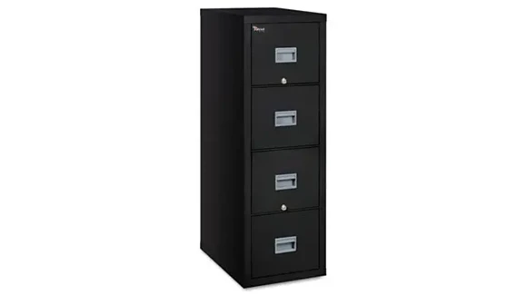 Fireproof File Cabinet 18in W x 25in D x 53in H with Fire Rated and 4 Drawers