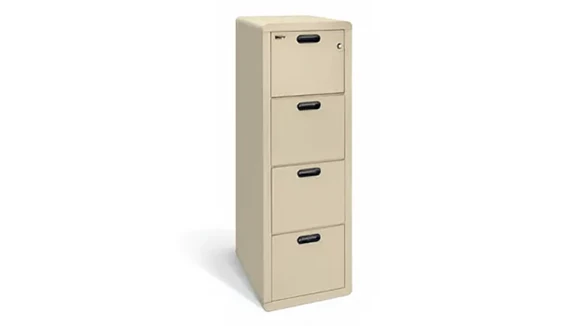Fireproof File Cabinet 18in W x 22in D x 53in H with Fire Rated