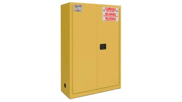 Fireproof Storage Cabinet 43in W x 18in D x 65in H with Heavy Duty Full