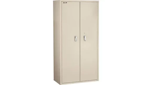 Fireproof Storage Cabinet 36in W x 19in D x 72in H with 6 Fixed Shelves