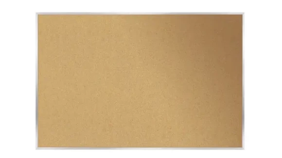 Bulletin Board 121in W x 1in D x 49in H