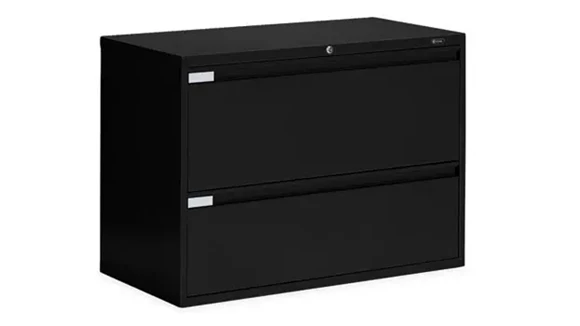 Ball-Bearing Lateral File Cabinet 42in W x 18in D x 27in H
