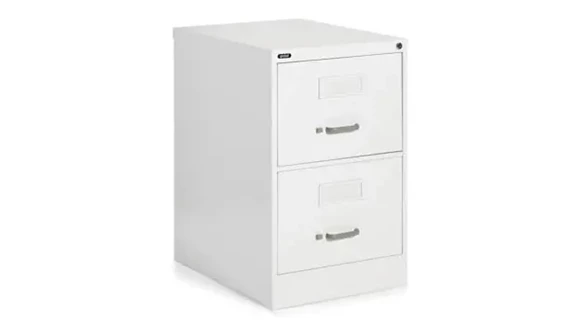 Ball-Bearing Vertical File Cabinet 18in W x 25in D x 30in H with Lockable