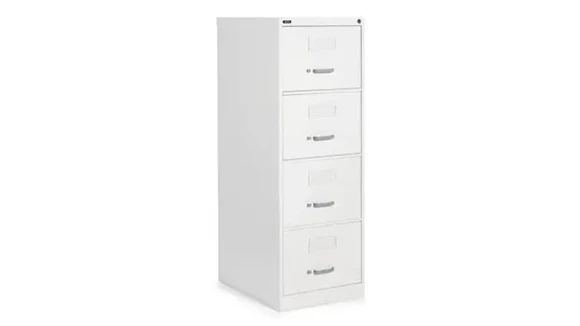 Ball-Bearing Vertical File Cabinet 18in W x 25in D x 52in H with Lockable
