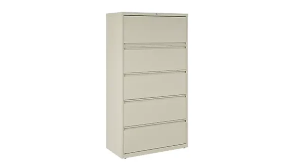 Ball-Bearing Lateral File Cabinet 36in W x 19in D x 68in H