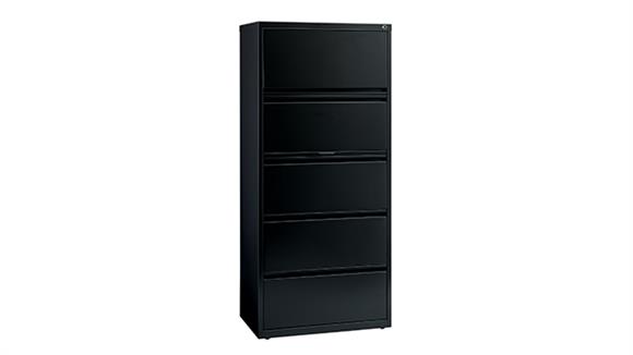 30in W Five Drawer Lateral File