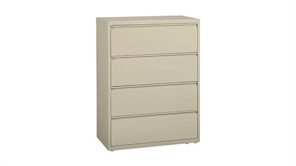 42in W Four Drawer Lateral File