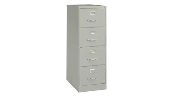 Ball-Bearing Vertical File Cabinet 18in W x 27in D x 52in H with 4 Drawers