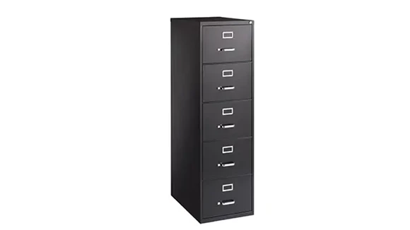 Ball-Bearing Vertical File Cabinet 18in W x 27in D x 61in H with Lockable