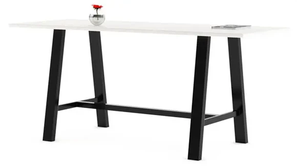 Rectangular Standing Height Conference Table 8ft W x 42in D x 41in H