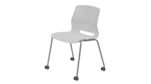 Armless Stack Chair with Lumbar Support