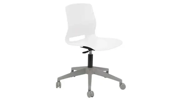 Conference Chair with Lumbar Support and 300 lb Capacity