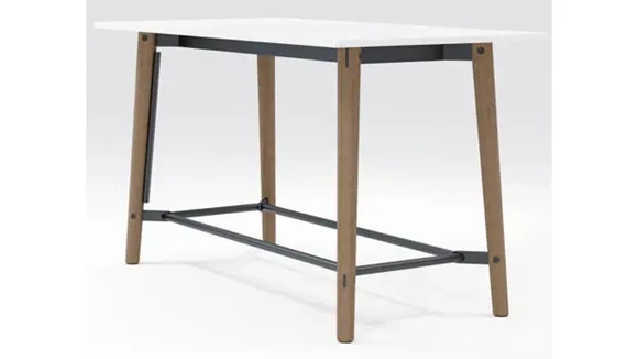 Cafeteria Table 36in W x 6ft D with Aluminum and Steel Apron