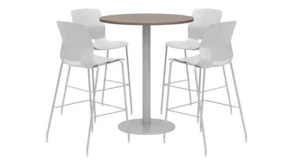 Bistro Table 36in Round with 4 Stools