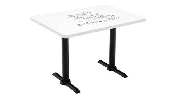 T-Leg Whiteboard Table 48in W x 30in D