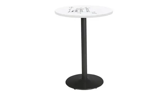 Whiteboard Table 30in Round