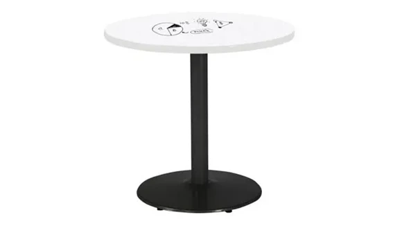 Whiteboard Table 30in Round