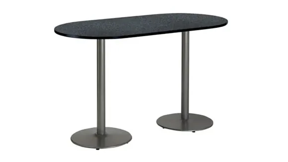RaceTrack Pedestal Table 6ft W x 36in D x 42in H