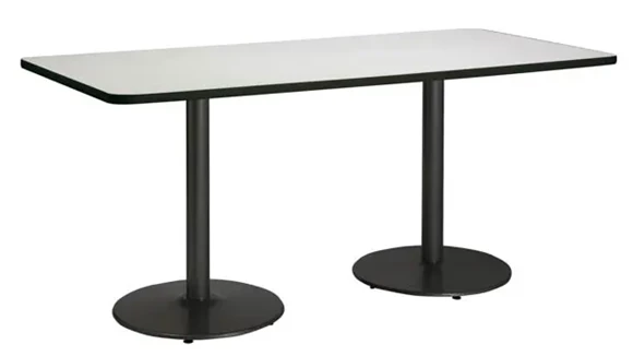 Conference Table 8ft W x 36in D with Round Base