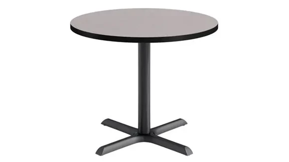 Round Pedestal Table 36in Round with Cast Iron Base