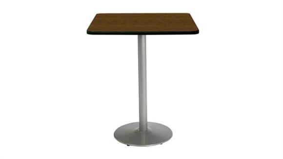 36in Square Top Bar Height Breakroom Table - 42in H